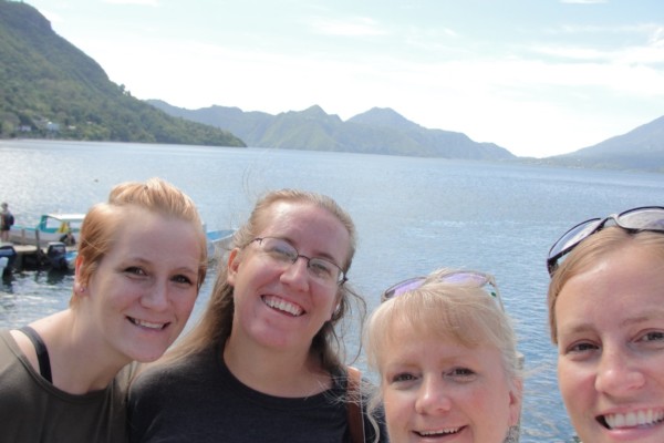 Mom and sisters lake atitlan